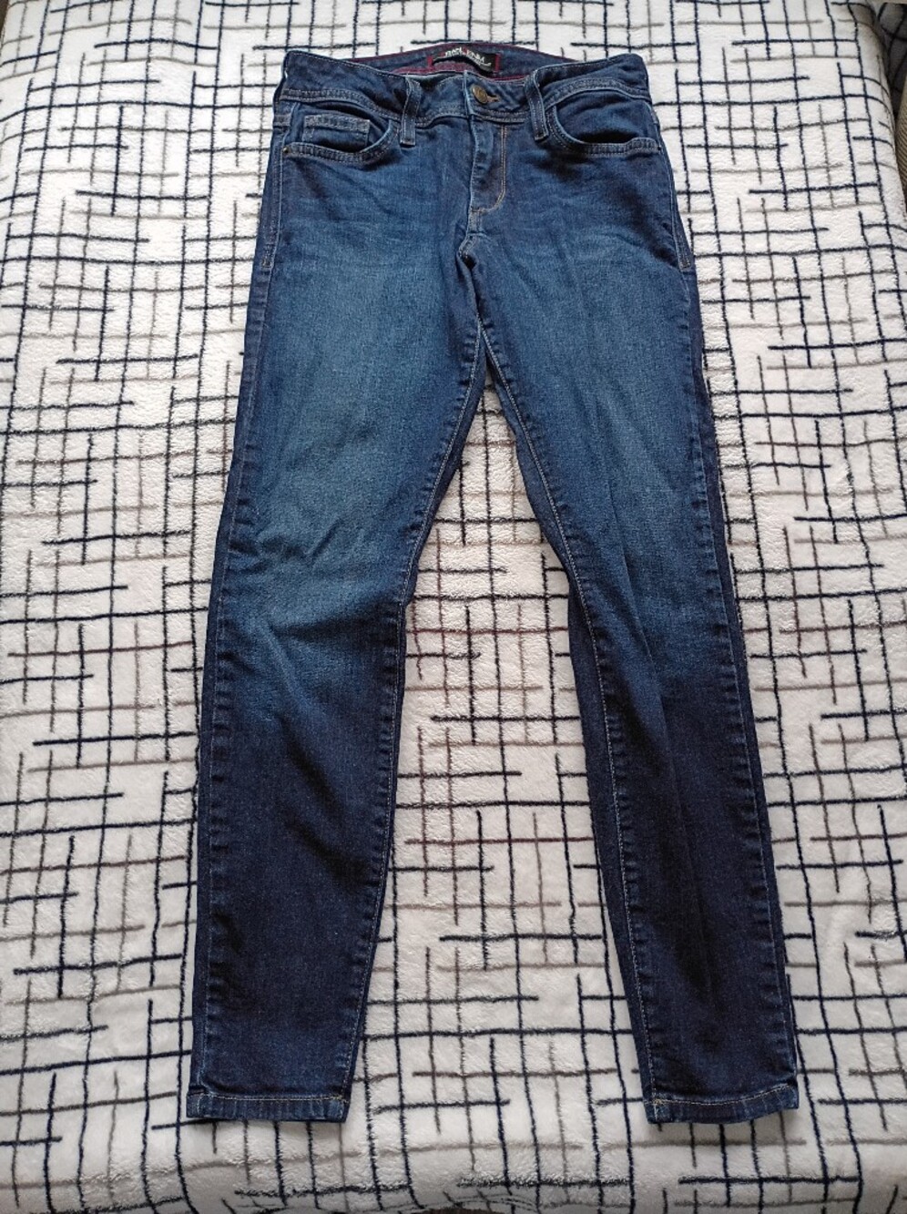 Fran Denim Kay Size 27 Women's Dark Blue Skinny Jeans 98% Cotton